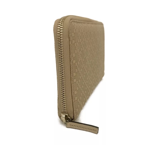 GUCCI Diamante PVC Leather Zip Around Long Wallet - Picture 2 of 7